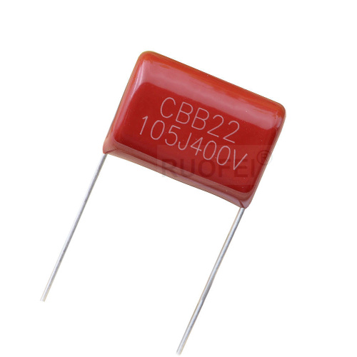 RUOFEI Brand CBB21/CBB22 Metallized Film Capacitors 1uF,105J400V, Lead Pitch 15mm and 20mm